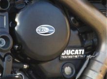 Couvre carter droit  embrayage R&G Diavel / Strada (11-18)