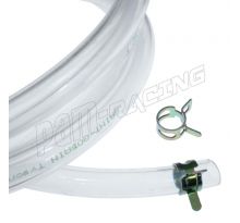 Durite Tygon bocal de frein Ø 6.4mm ou Ø 8mm L 30cm + 2 colliers
