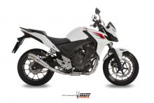 Silencieux homologué Mivv Ghibli inox CB500F / X (13-15), CBR500R (13-15)