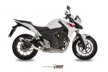 Silencieux homologué MIVV GP inox noir CB500F / X (13-15), CBR500R (13-15)