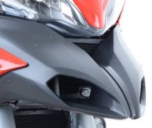 Protection de radiateur d'huile noire R&G Multistrada 1200 / S / GT (10-14)