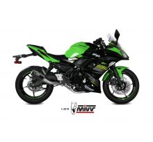 Ligne complète non homologuée Mivv MK3 carbone Ninja 650 / Z650