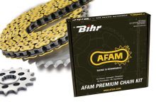 Kit chaine AFAM 520 type XLR2 (couronne standard) APRILIA RS 125