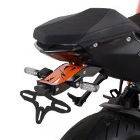 Support de plaque R&G noir/orange 1290 Super Duke R (20-23)