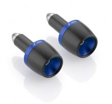 Embouts de guidon 28mm bleu Rizoma