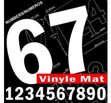 Numéros de course homologués en vinyle