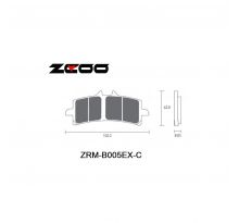 Plaquettes de frein ZCOO ZRM-B005EX-C