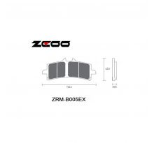 Plaquettes de frein ZCOO ZRM-B005EX
