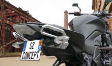 Poignées passager arrière S2 Concept Z750 / R, Z1000 (07-09)