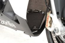Protection de radiateur d'huile noire R&G RSV4 (09-14), Tuono V4R (11-15)