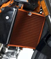 Protection de radiateur orange R&G 690 Duke / R (12-19)