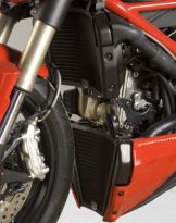 Protection de radiateur noire R&G Streetfighter 848 (12-15)