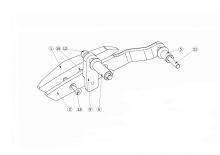 Côté gauche complet pour kit Top Block RLHU01 Nuda 900 / R