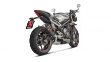 Silencieux homologué Akrapovic carbone Street Triple (17-19)