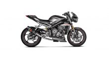 Silencieux non homologué Akrapovic carbone Street Triple (17-20)