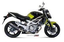 Silencieux homologué MIVV Oval carbone SFV650 Gladius (09-16)