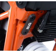Obturateur repose-pieds ar gauche R&G 125 Duke (17-22)