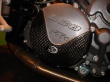 Slider moteur droit carbone R&G KTM