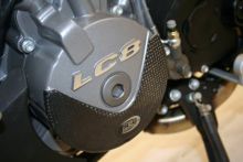 Slider moteur gauche carbone R&G KTM