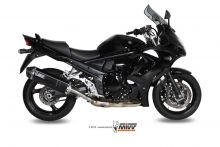 Silencieux homologué Mivv Speed Edge inox noir Bandit 1250 / GSX1250FA (07-17)