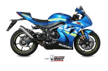 Silencieux homologué MIVV Ghibli inox GSX-R1000 / R (2017-2020)