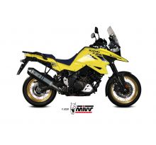 Silencieux homologué Mivv Speed Edge inox noir V-Strom 1000 / 1050 (14-23)