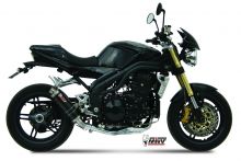 Silencieux homologué Mivv GP carbone bas Speed Triple 1050 (05-06)