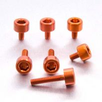 Vis de trappe de réservoir alu orange Pro-Bolt x7 Honda