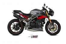 Silencieux homologué MIVV Suono inox noir haut Speed Triple 1050 (16-17)