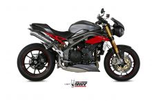 Silencieux homologué MIVV Ghibli inox haut Speed Triple 1050 (16-17)