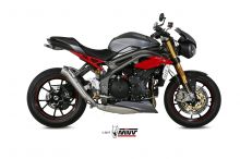 Silencieux homologué MIVV Ghibli inox bas Speed Triple 1050 (16-17)