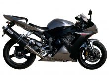 Silencieux homologué MIVV Oval carbone bas YZF-R1 (02-03)