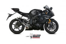 Silencieux homologué Mivv GP Pro inox noir YZF-R6 (17-20)